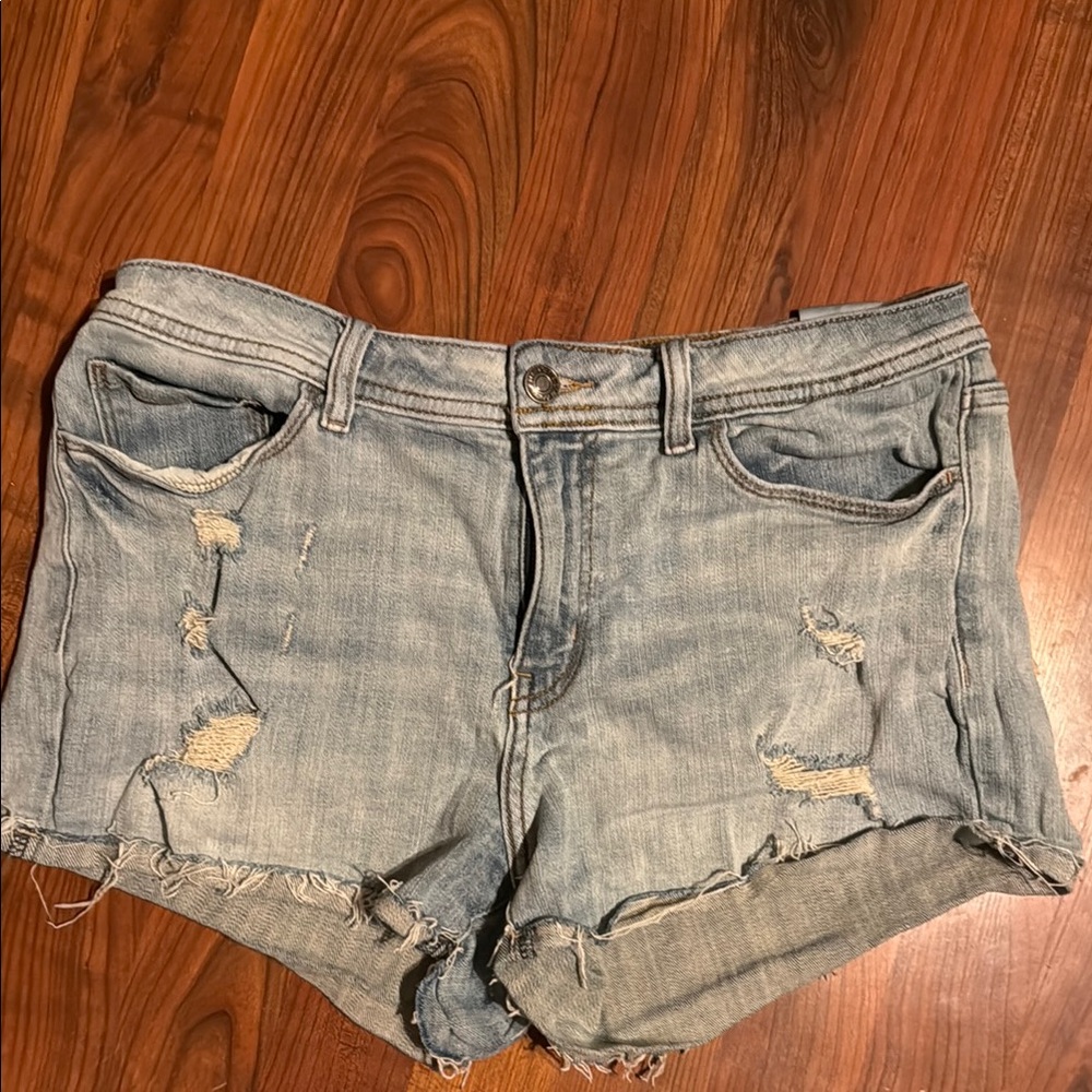 Sts Blue Distressed Denim Shorts